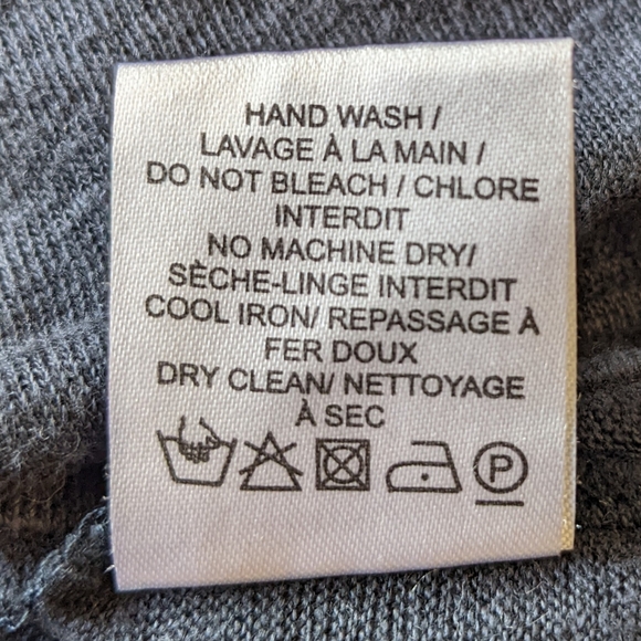 IRO Marvina Long Sleeve Distressed Linen Tee Navy Size 38(Medium) 100% Linen EUC - Picture 8 of 8